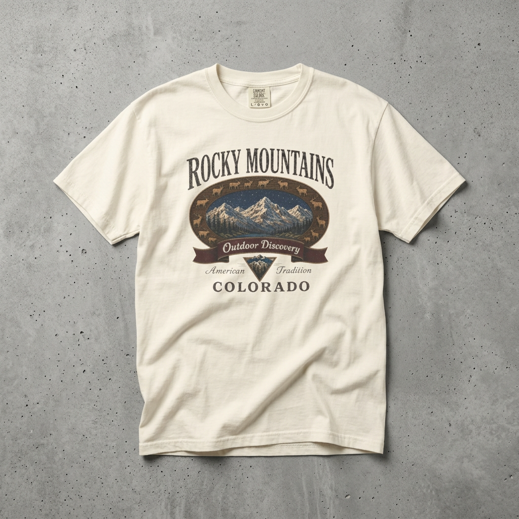 Rocky Mountains Colorado T‑Shirt