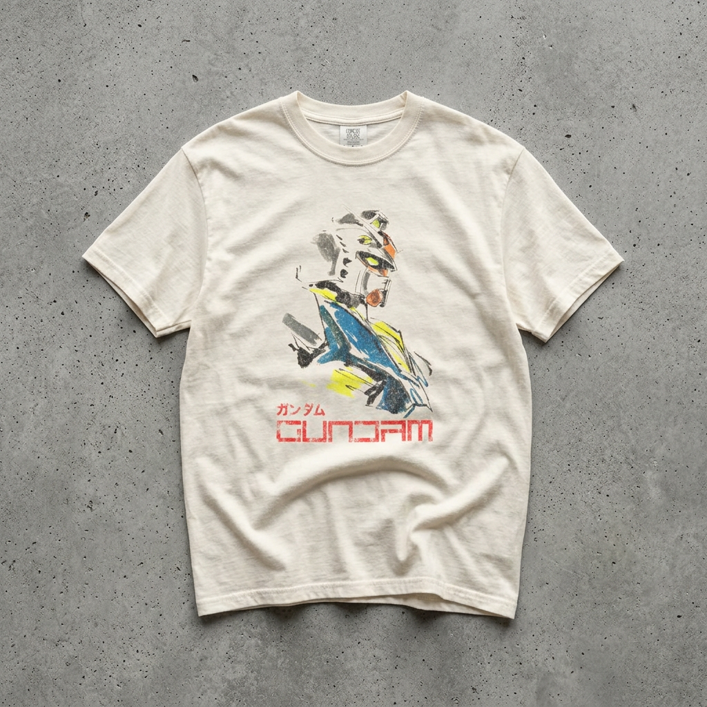 Vintage Gundam Manga T-shirt