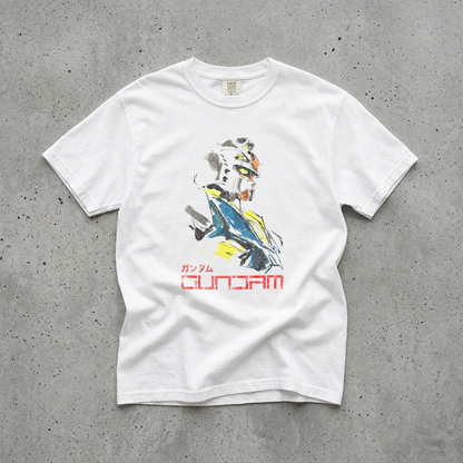Vintage Gundam Manga T-shirt