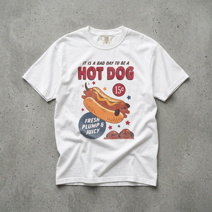 Retro Hot Dog Vintage Tee