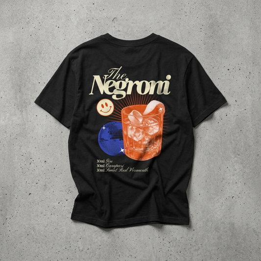 Unisex Retro Negroni Coctails T-shirt