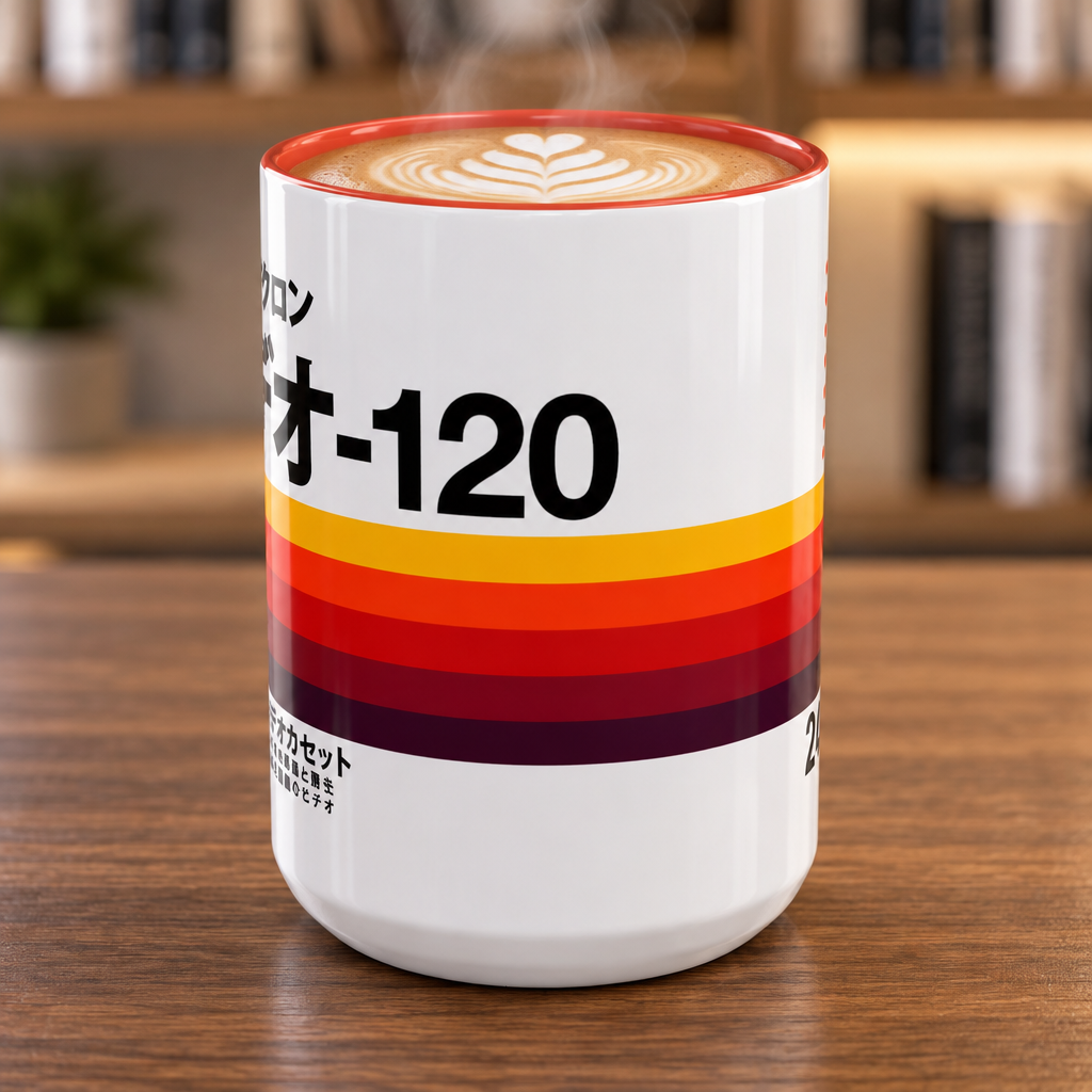 Retro Japanese VHS Tape Mug