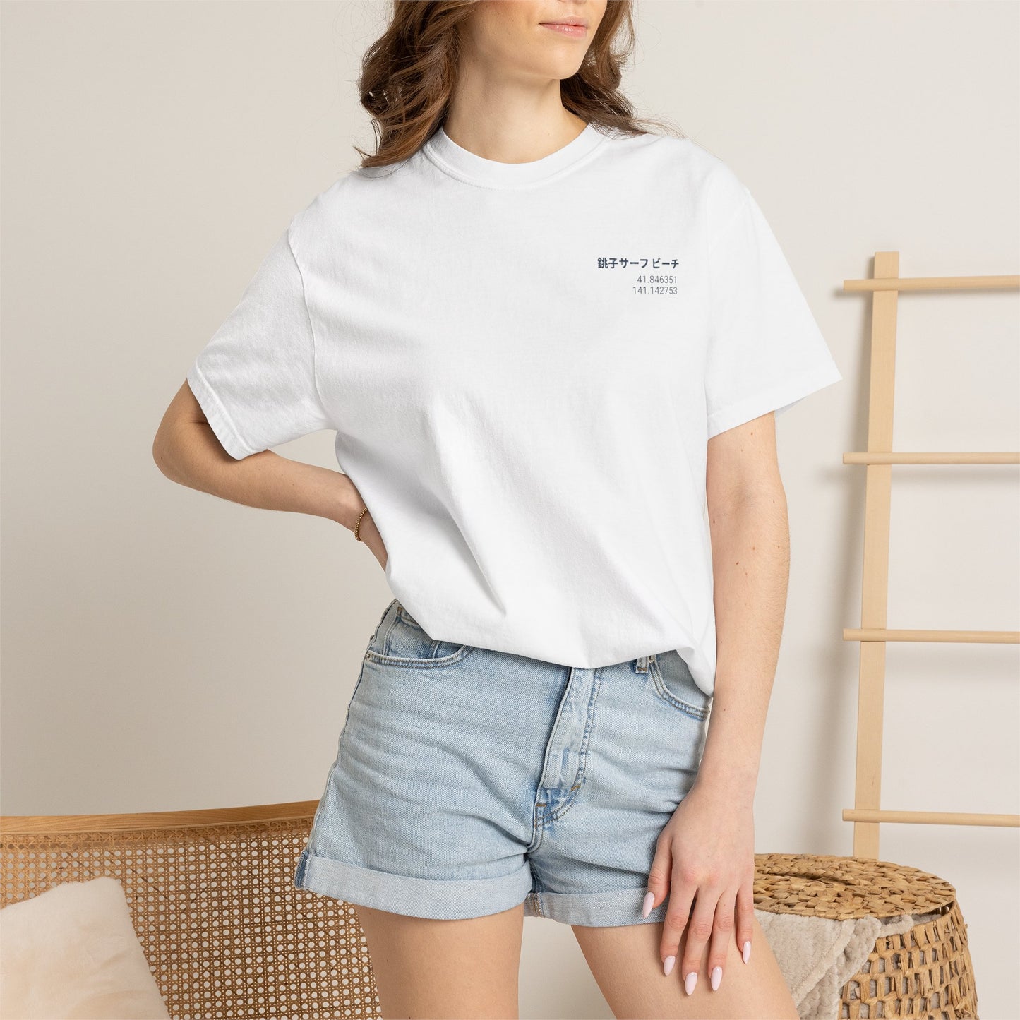 Hokkaido Wave T-Shirt — Japanese Kanji Great Wave Graphic