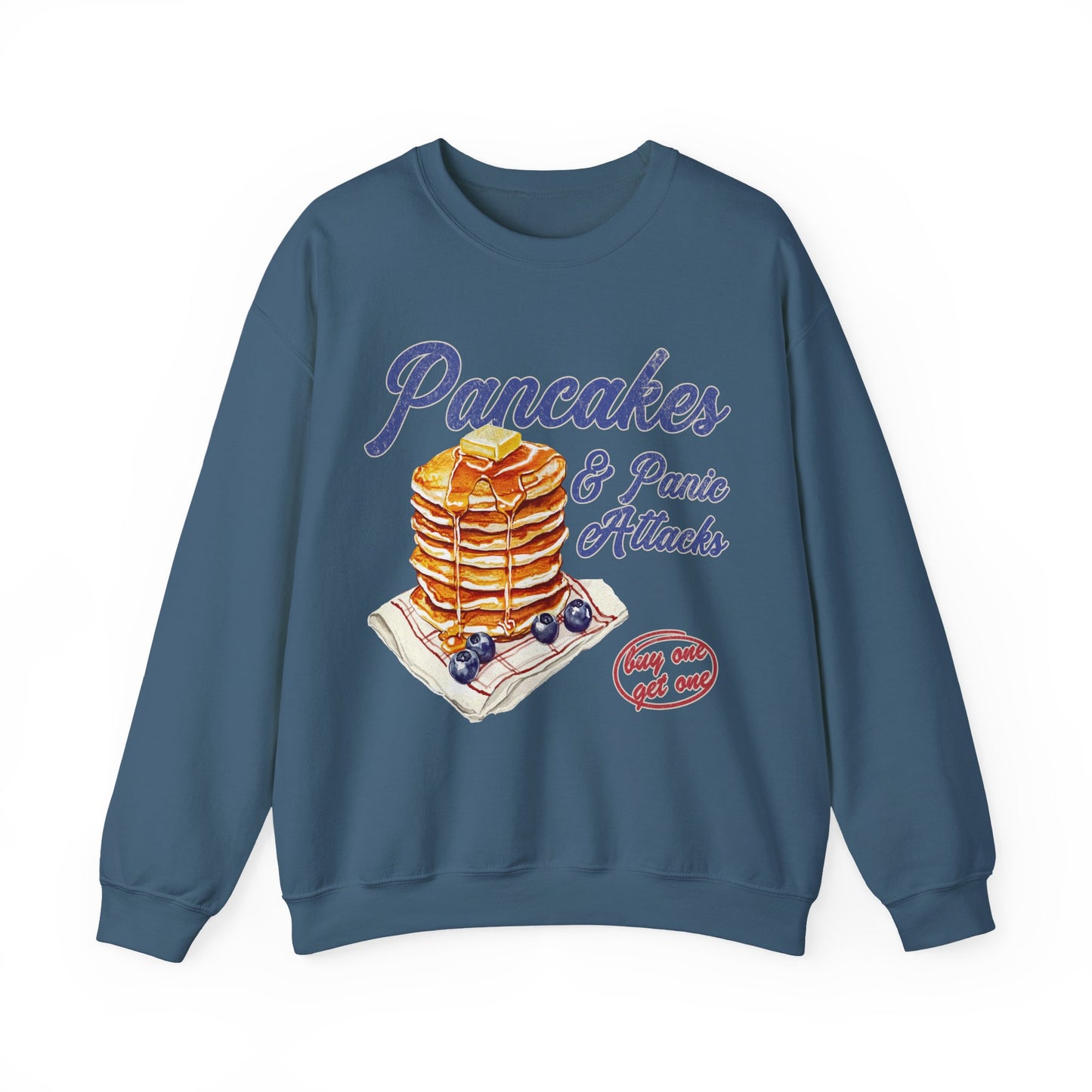 Retro Pancakes & Panic Attacks Sweatshirt