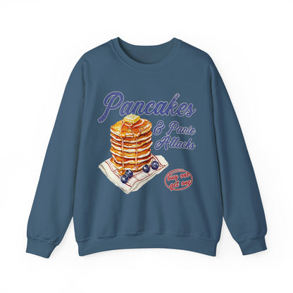 Retro Pancakes & Panic Attacks Sweatshirt