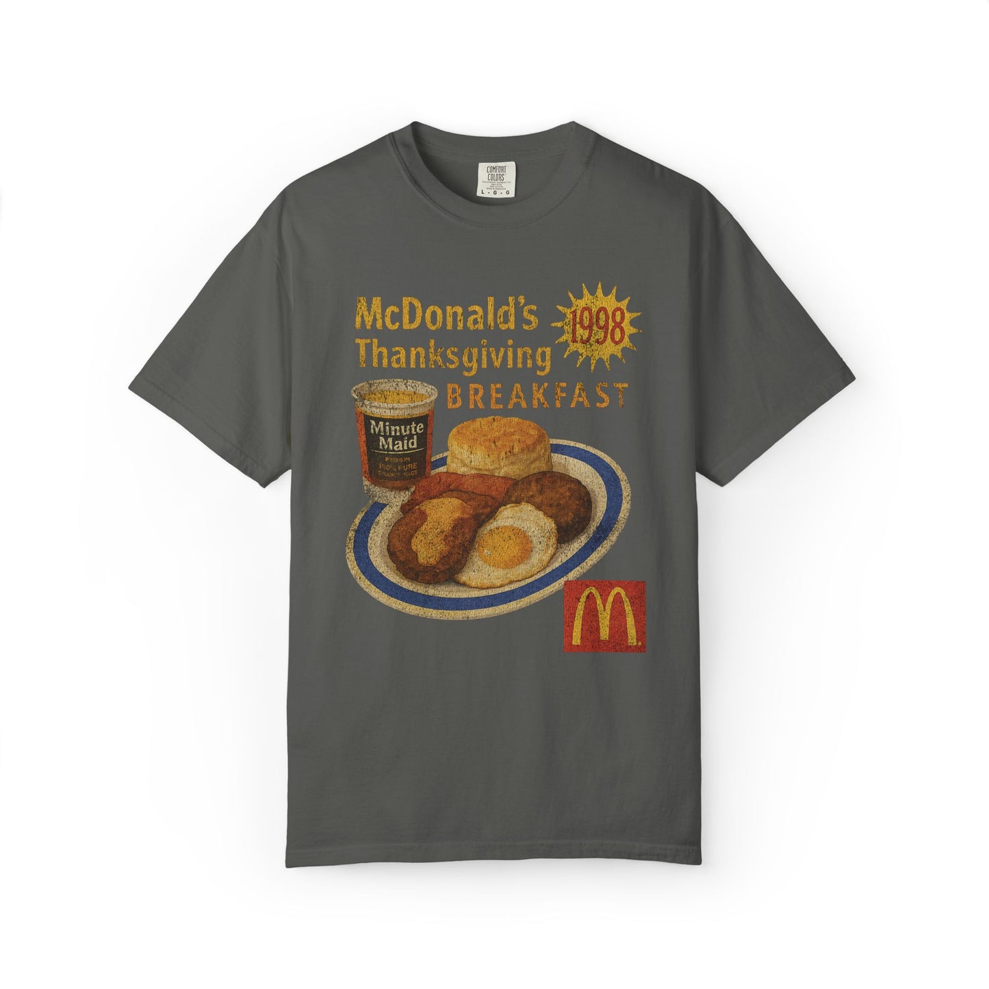 Vintage 1998 Mc Donals Thanksgiving Breakfast T-Shirt