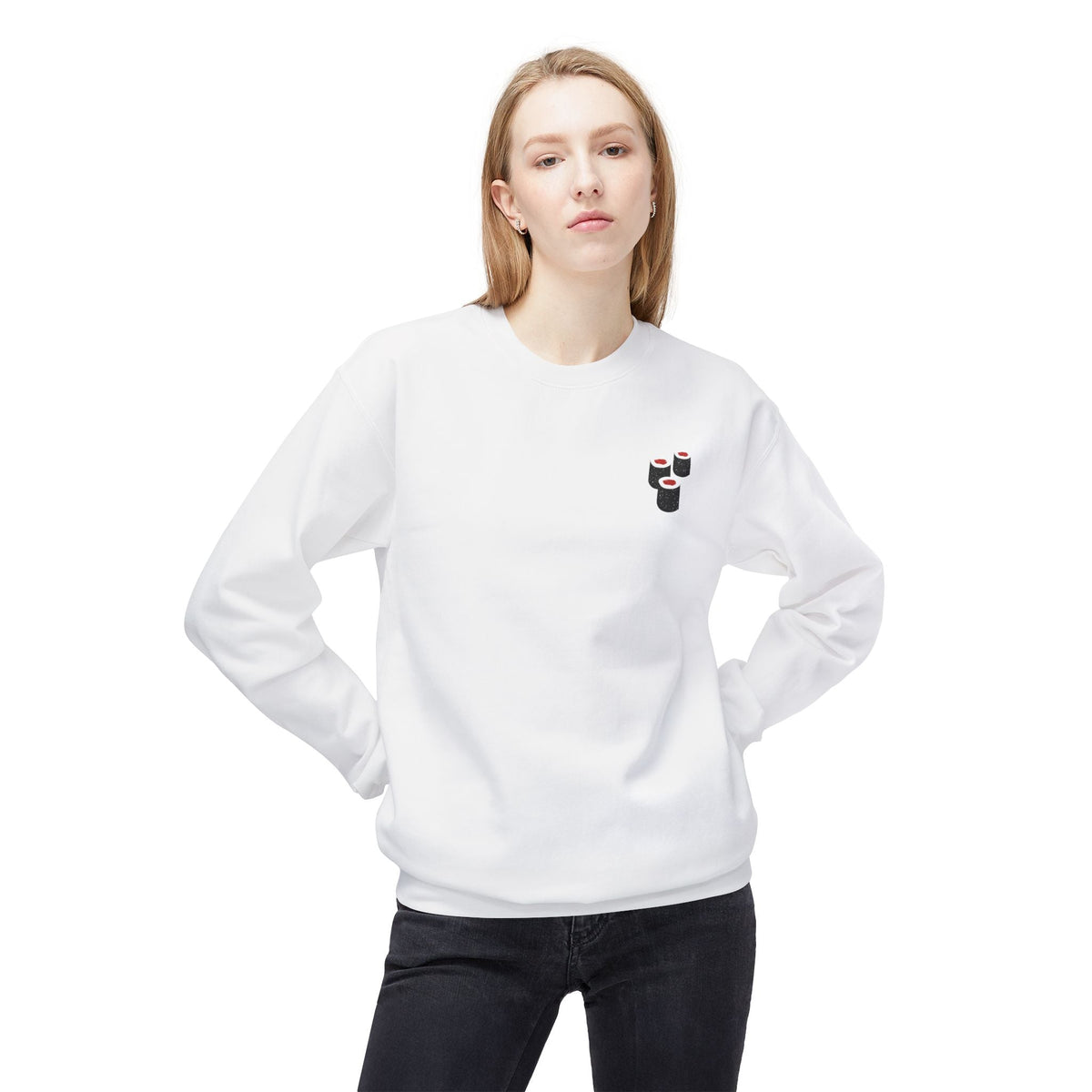 Restored Vintage Sushi and Kaiju Sweatshirt