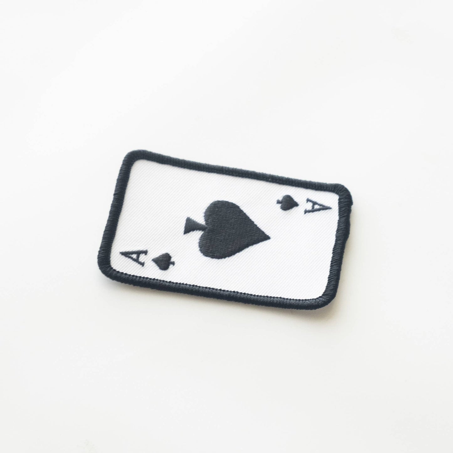 Union Made - Ace of Spades Embroidered Iron on Patch