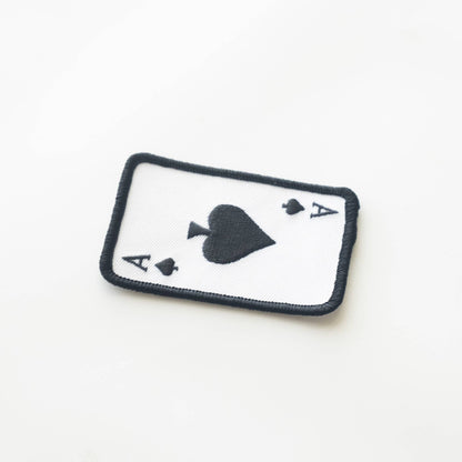 Union Made - Ace of Spades Embroidered Iron on Patch