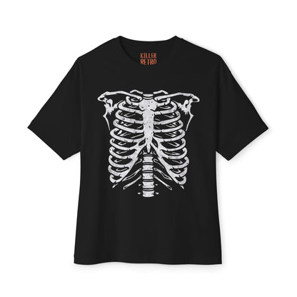 Skeleton Ribcage Oversized Graphic T-Shirt