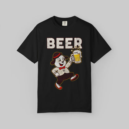 Retro Beer Mascot Vintage Graphic T-Shirt