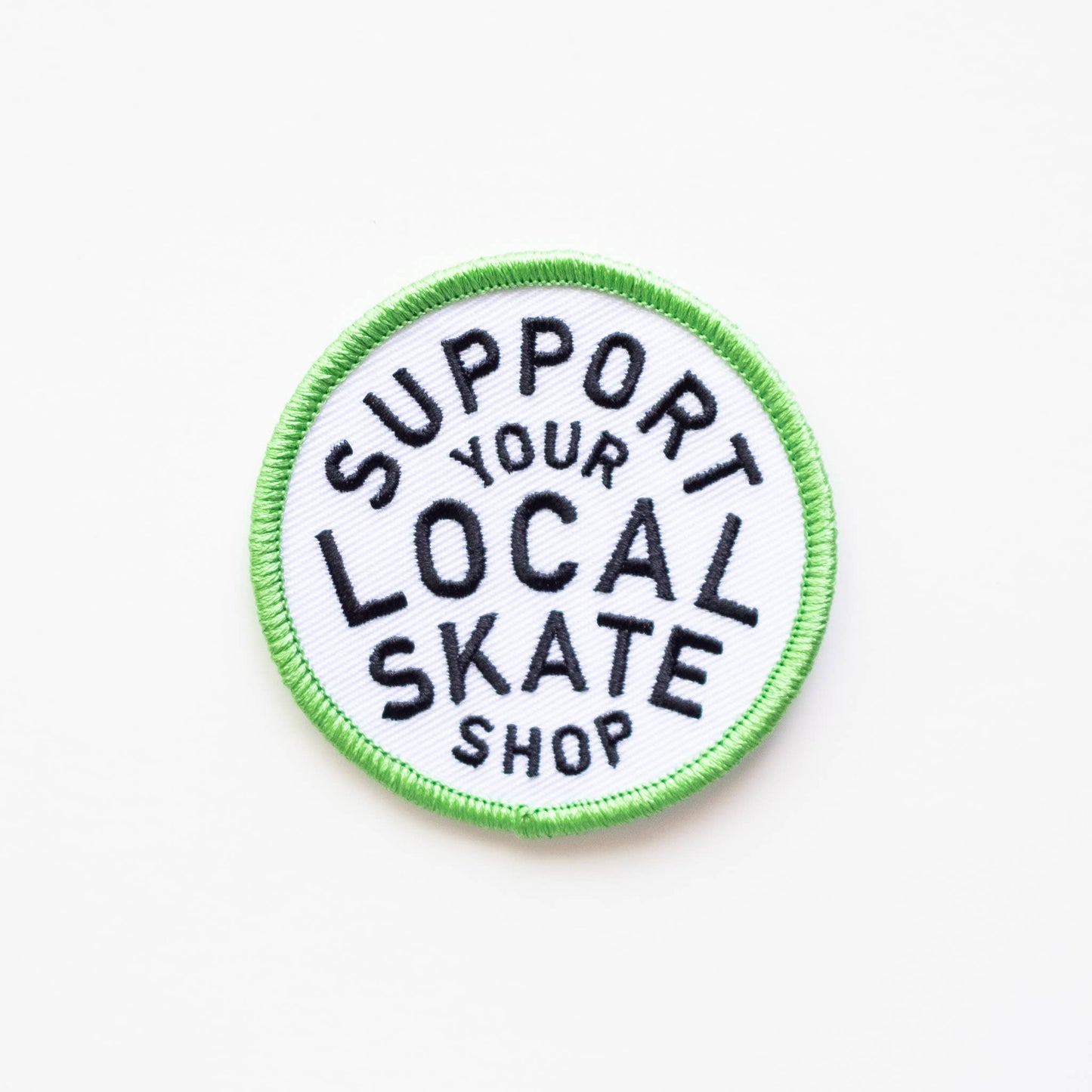 Union Made - Support Your Local Skate Shop Iron on Patch