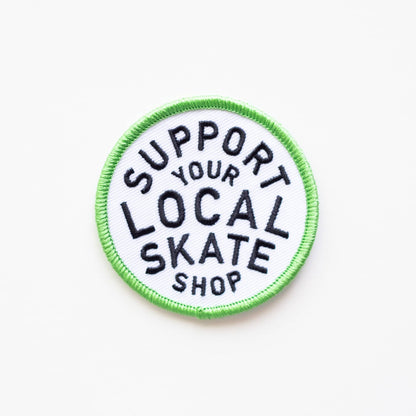 Union Made - Support Your Local Skate Shop Iron on Patch