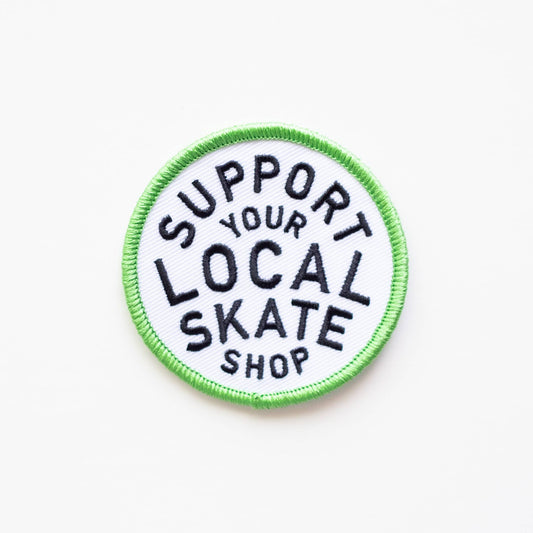 Union Made - Support Your Local Skate Shop Iron on Patch