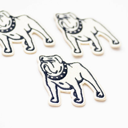 Union Made - Bulldog Embroidered Iron on Patch