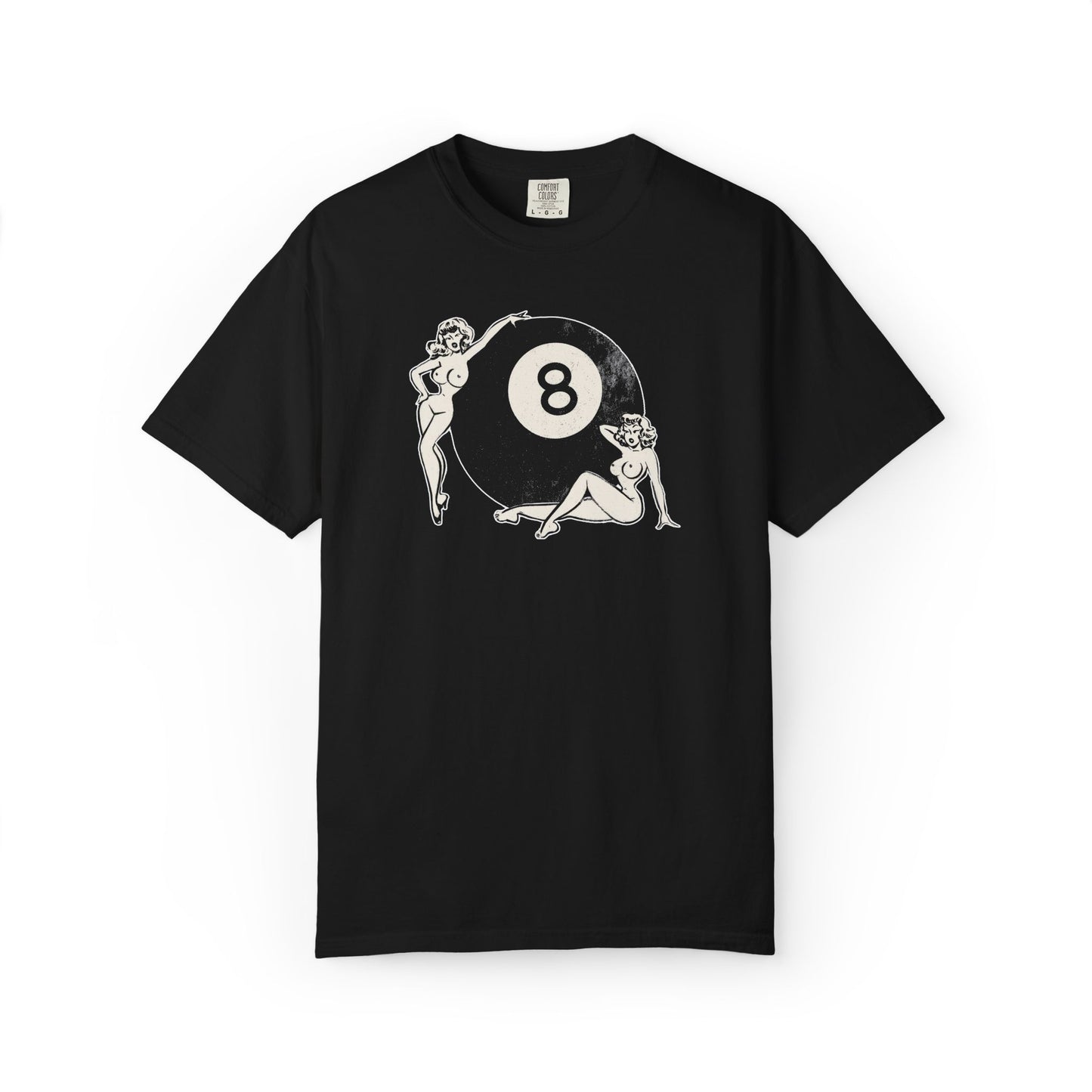 Vintage 8 Ball 50's 60's Style Graphic Unisex T-Shirt