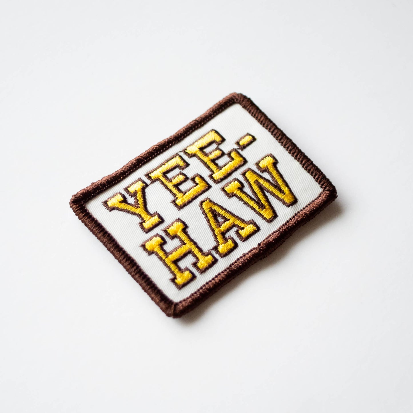 Union Made - Yee-Haw Embroidered Iron on Patch - Western