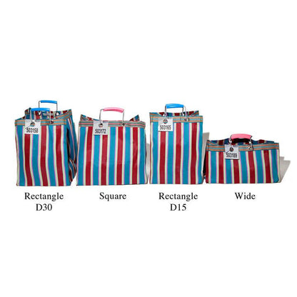 Puebco - RECYCLED PLASTIC STRIPE BAG - Square