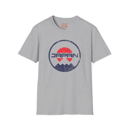 Japan Retro Sun & Mt Fuji Graphic T-Shirt