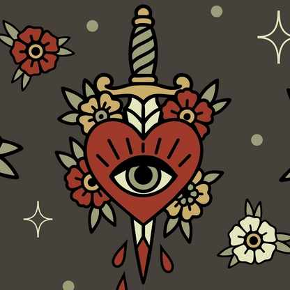 FootClothes LLC - Love Hurts Crew Socks