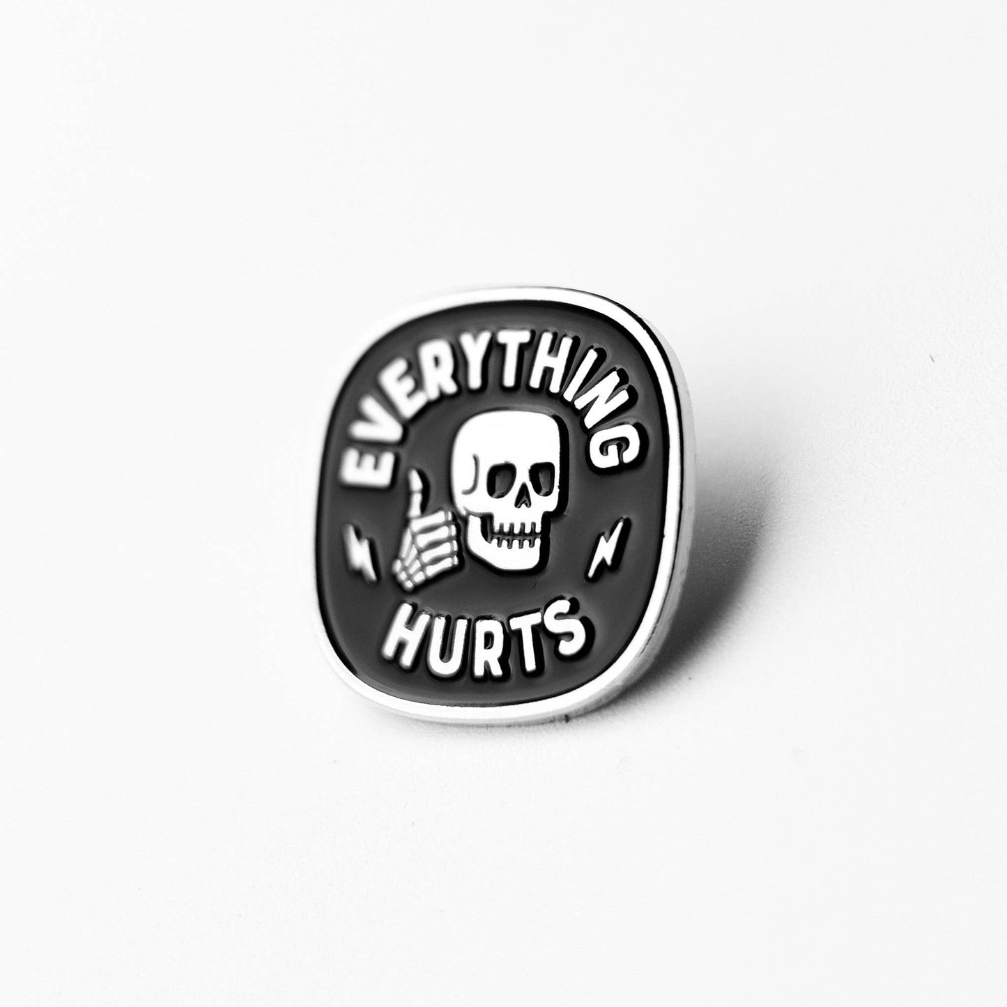 Squatchy - Everything Hurts Enamel Pin