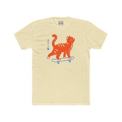 Skateboarding Cat Tee
