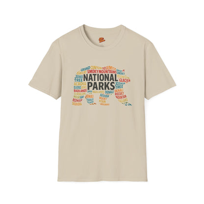 Retro National Parks Bear Graphic T-Shirt - Nature Lover Apparel
