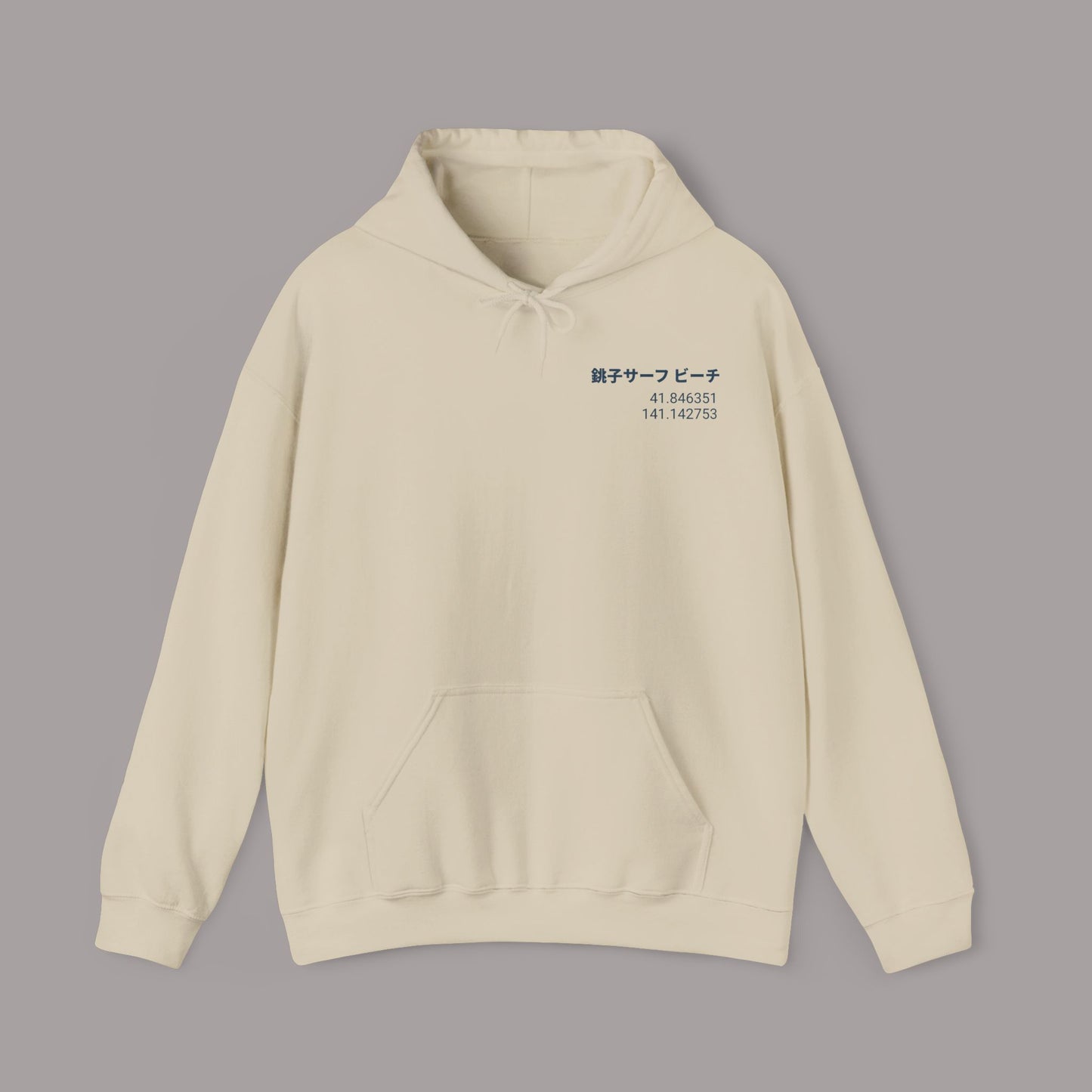 Hokkaido Wave Retro Japanese Hoodie