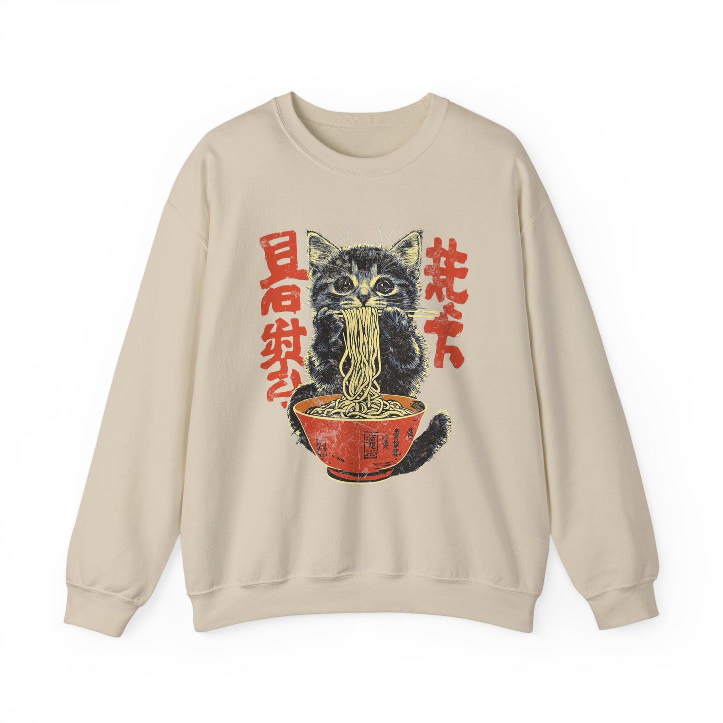 Cat Noodle Lover Crewneck Sweatshirt
