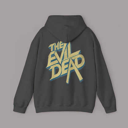 The Evil Dead Retro Logo Pullover Back Print Hoodie