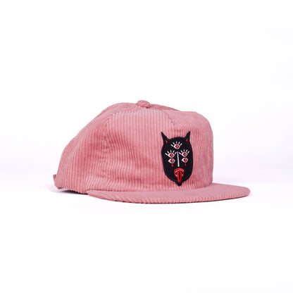 The Park After Dark - Pink Corduroy Snake Lord Hat