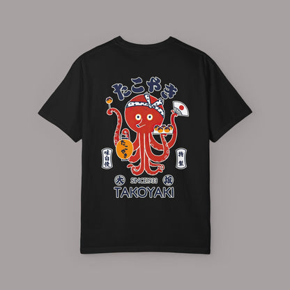 Japanese Street Food Takoyaki Octopus Graphic Tee