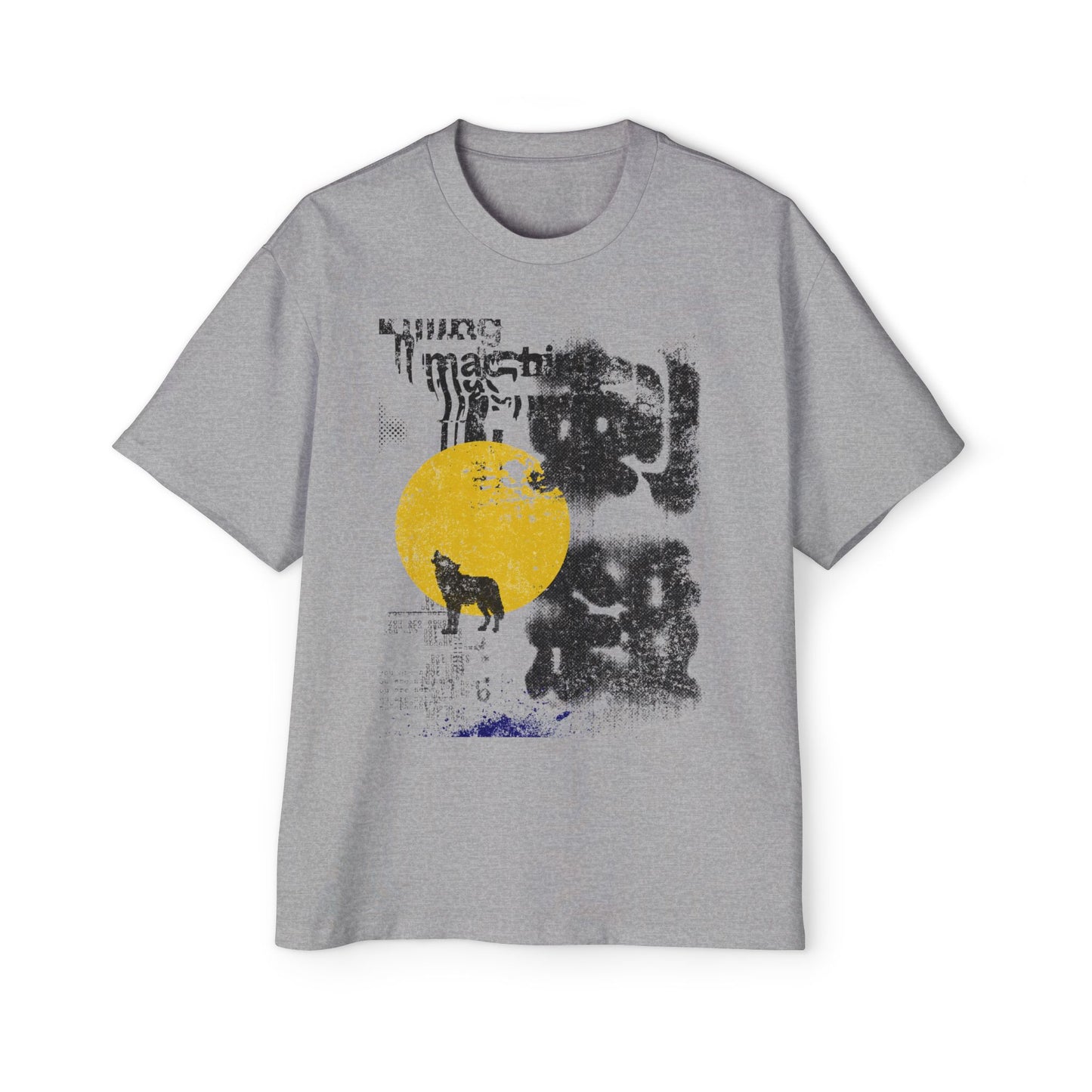 Contemporary Design Oversized Heavy Weight Graphic Tee