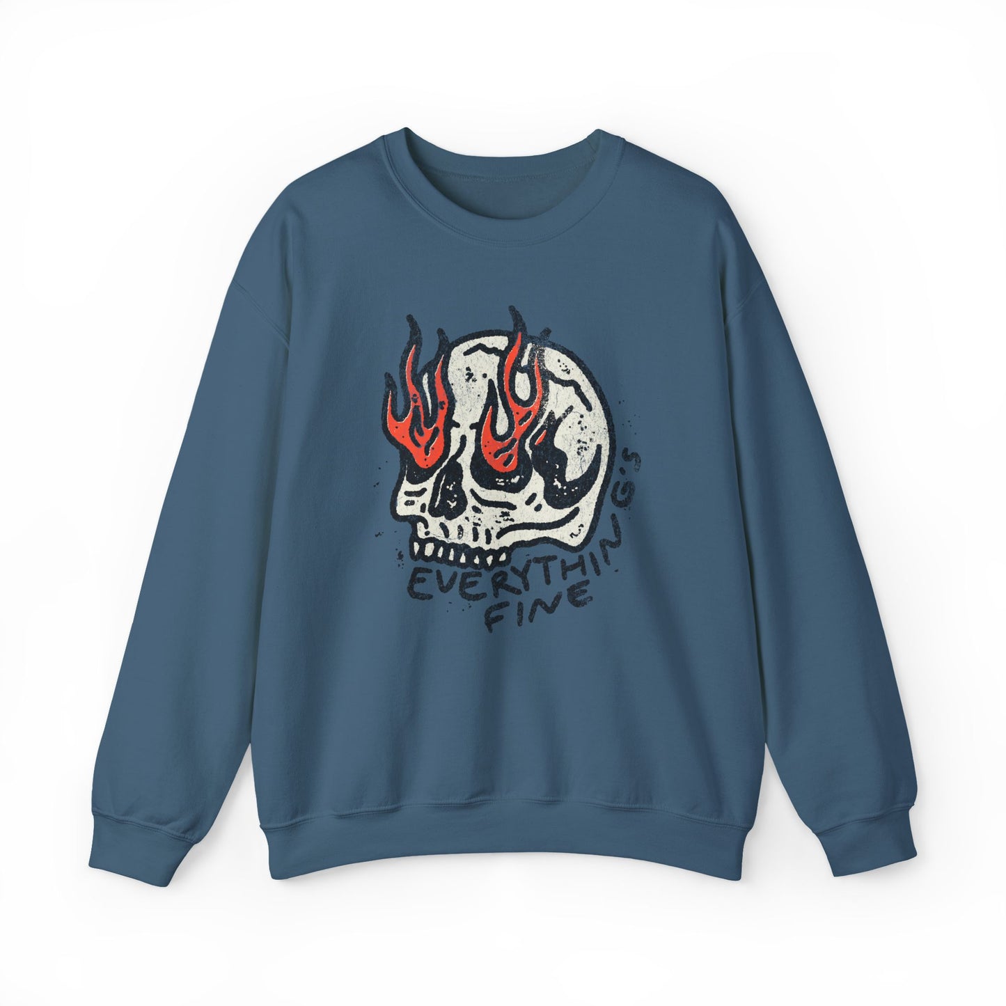Vintage Funny Everything's Fine Sweatshirt