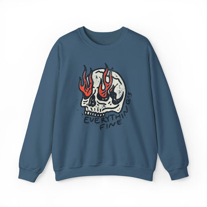 Vintage Funny Everything's Fine Sweatshirt