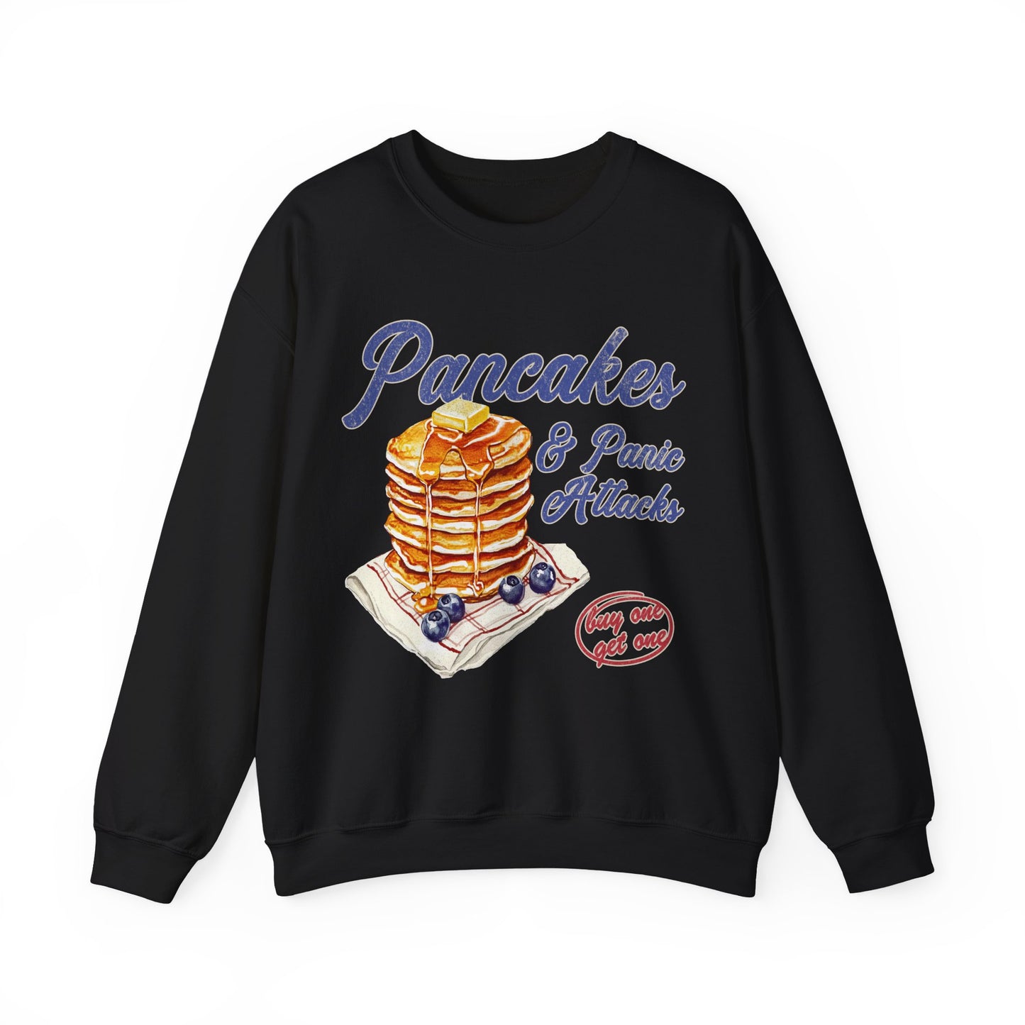 Retro Pancakes & Panic Attacks Sweatshirt