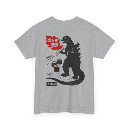 Vintage Sushi Ad T‑Shirt — Retro Japanese Monster Sushi Graphic Tee