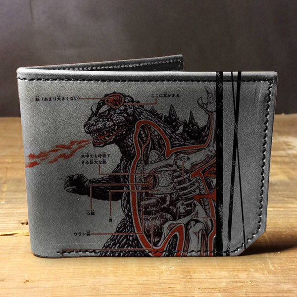 backerton - Godzilla - Printmaker Leather Wallet