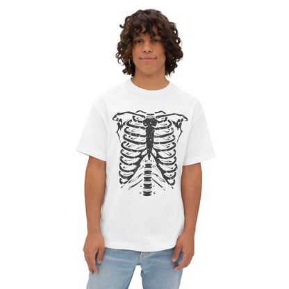 Skeleton Ribcage Oversized Graphic T-Shirt