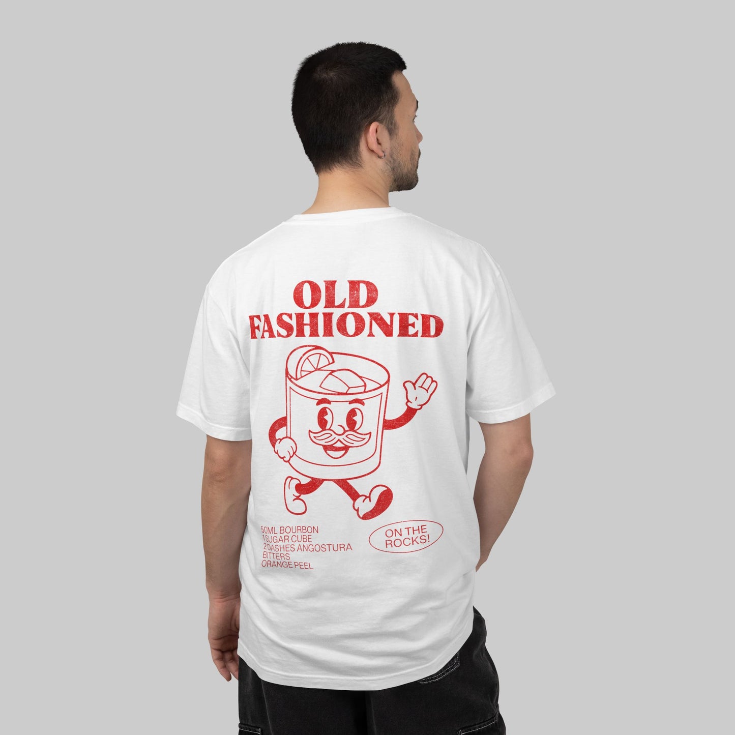 Retro Old Fashioned Cocktail Tee