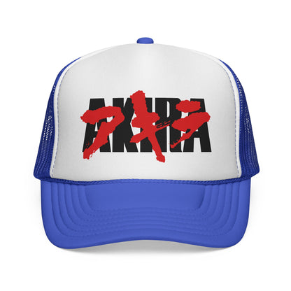 Vintage-Inspired Akira Manga Anime Trucker Cap - Retro Street Style Hat