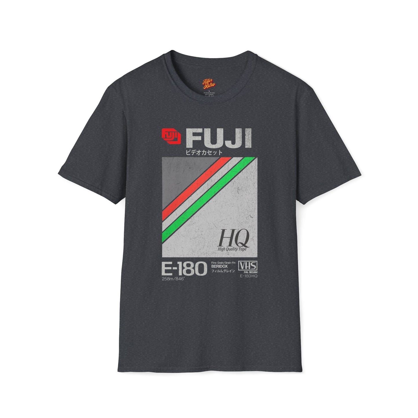 Retro 80's Fuji VHS Tape Unisex Soft-style T-Shirt