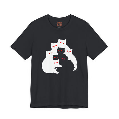 Cute Cat Family Unisex Jersey Tee