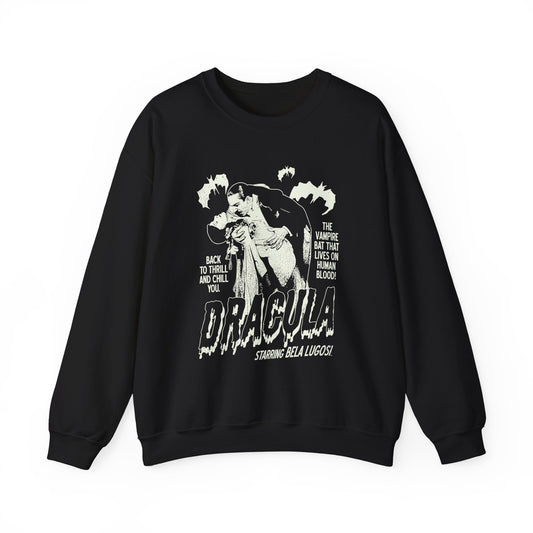 Vintage Dracula Halloween Horror Sweatshirt