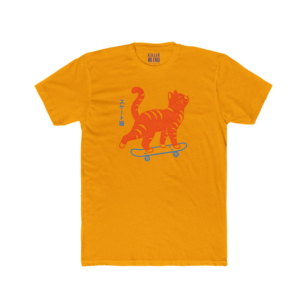 Skateboarding Cat Tee