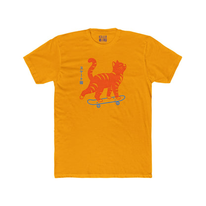 Skateboarding Cat Tee