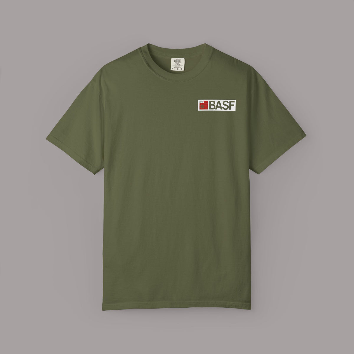 Vintage BASF 90 Retro Cassette Label Graphic Tee