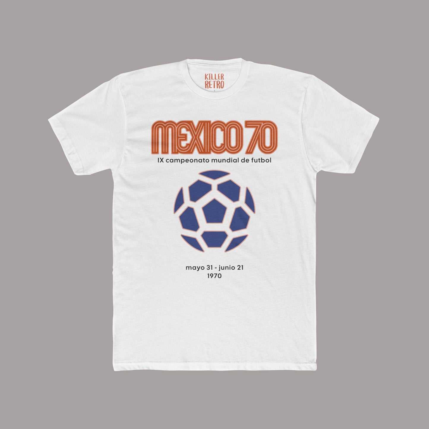 Vintage Mexico 70  Soccer - Football Shirt.