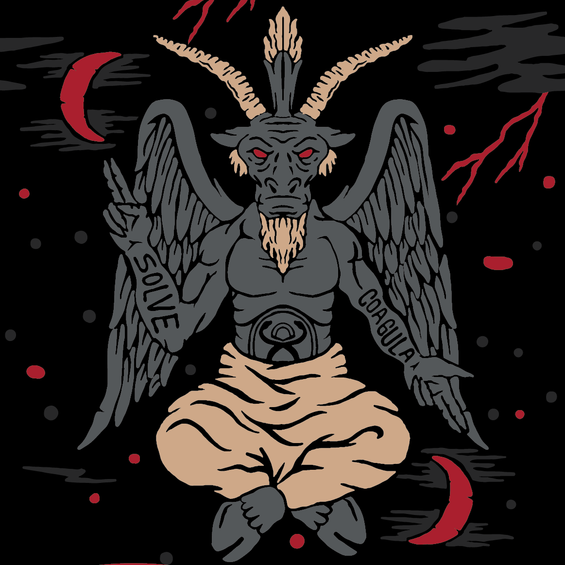FootClothes LLC - Evil AF Baphomet Socks