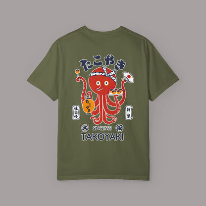 Japanese Street Food Takoyaki Octopus Graphic Tee